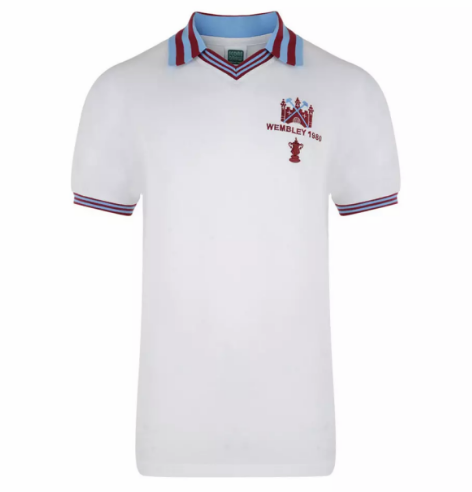 1979-1980 West Ham United Retro Away Kit Soccer Jersey